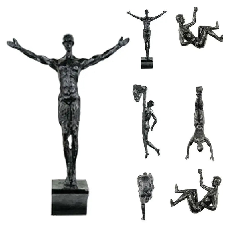 Ascend® – Escultura Decorativa de Atleta Escalador em Resina