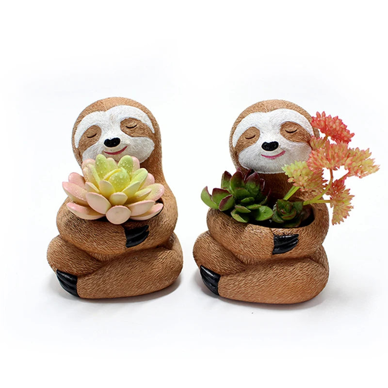 FlowerPal® – Vaso de Planta Animal Estilo Cartoon para Decoração de Jardim e Ambiente