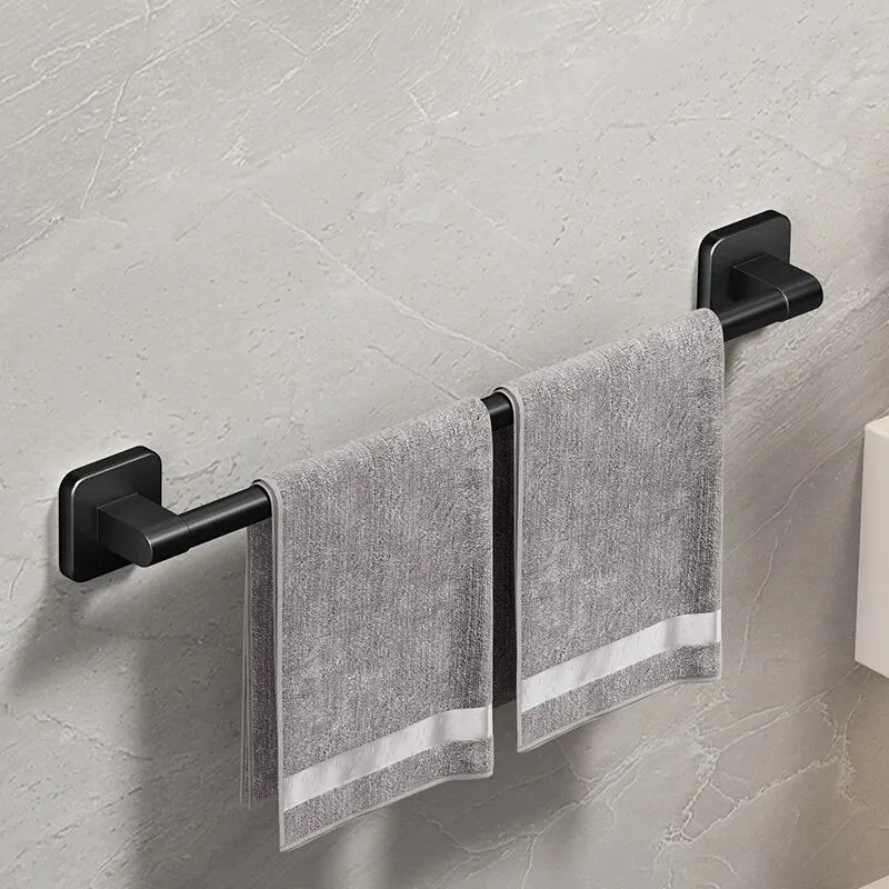 Toalheiro Elegance Fix – Suporte de Toalhas Sem Furo para Banheiro ou Cozinha