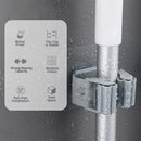 FixRack® – Suporte de Parede para Vassouras e Utensílios com Ganchos e Fixação Segura