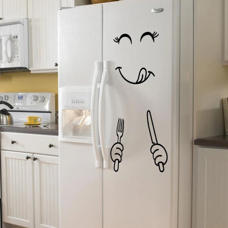 CuteFridge Adesivo®  – Decoração Divertida para Geladeira e Parede