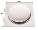 SmartDrain® - Ralo Inteligente Click 10x10cm – Aço Inoxidável, Design Moderno e Dreno Eficiente