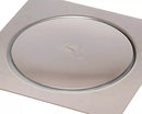 SmartDrain® - Ralo Inteligente Click 10x10cm – Aço Inoxidável, Design Moderno e Dreno Eficiente