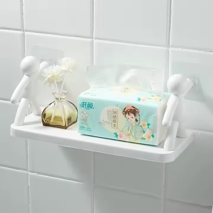 Stackee – Prateleira Adesiva para Banheiro sem Furos